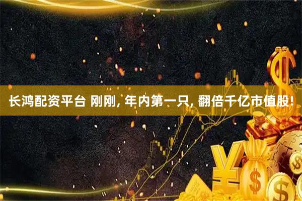 长鸿配资平台 刚刚, 年内第一只, 翻倍千亿市值股!