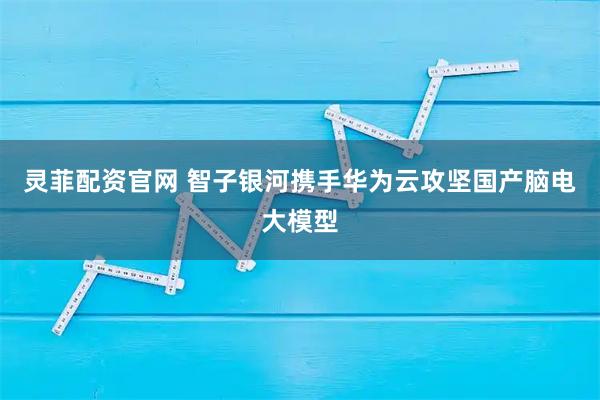 灵菲配资官网 智子银河携手华为云攻坚国产脑电大模型